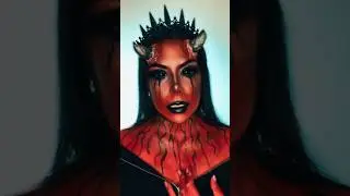 seriously! #makeup #sfx #tiktok #zodiac #zodiacmakeup #zodiacs #astrology #shorts #devil #facepaint