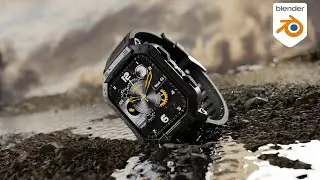 Realistic Watch 3D Commercial - Product Visualization Blender 3D x CloutArt Studio
