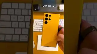 Unique Yellow Color for S23 Ultra #s23ultracolor #s23ultra #samsungs23ultra #shorts #techshorts