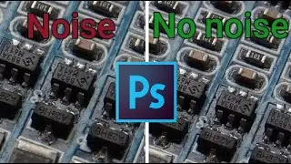 How to DENOISE an image in PHOTOSHOP
