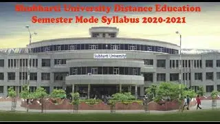 Shubharti University Distance Education Semester Mode Syllabus 2020-2021