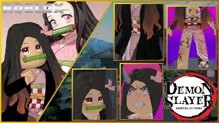 Nezuko Kamado Roblox Avatar Showcase - Demon Slayer