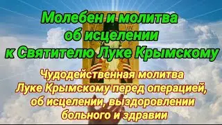 Чудотворная молитва Луке, исповеднику, архиепископу Крымскому