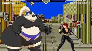 Makuyama vs Black Widow MUGEN BATTLE