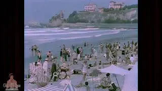 A day at the beach Biarritz (France) in 1926! Time travel back to a sunny roaring 20s.