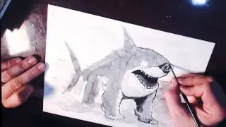 INSPIRATIONAL: Bear shark on the beach