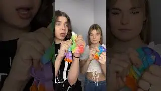 Порвали поп ит с подругой! Антистресс поп ит тренд!