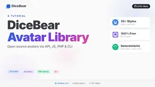 DiceBear Avatar Library | Open Source Tutorial (API, JS, PHP & CLI)