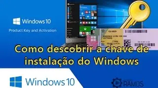 Como descobrir a chave de instalação do Windows 10 Product Key – Sem Programas | professorramos ☑