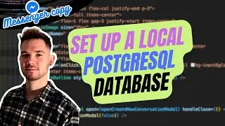 Day 27 of Coding a Messenger Copy - Set up a local PostgreSQL DB |  React/Express