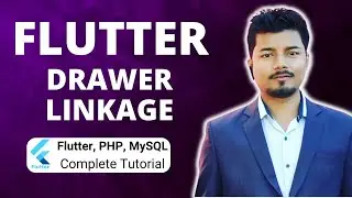 How to Link The Home Screen to Drawer in Flutter (Part 24) | Flutter, PHP, Mysql Tutorial Series