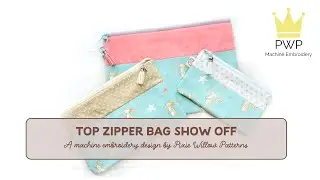 Showing you our Top Stripe Zipper Bag