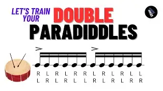 Double Paradiddle Trainer For Drummers - 16 Tempos 🥁