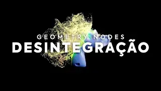 Desintegração - Geometry Nodes (Blender 3.6)