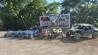 Sport Quads at a dusty Badlands Off-road on my LTR450 featuring @SeanMooreFilms with a 400ex, trx450