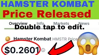 Hamster Kombat Price Released finally…!