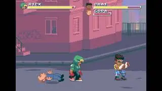 Tweaking COM AI. Zabu beat 'em up game