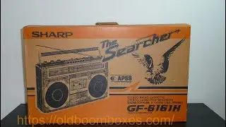SHARP GF-6161 Stereo Radio Cassette Recorder