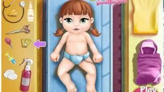 Anna Playing with Baby Elsa Game