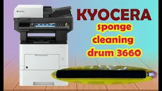 ganti sponge cleaning drum 3660 #kyocera #troubleshooting #service
