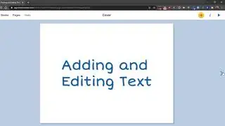Book Creator Adding and Editing Text - for students