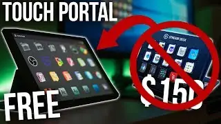 Touch Portal Set Up For Streaming On OBS/Streamlabs - Free Elgato Stream Deck Alternative