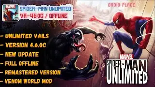 Spider-Man Unlimited v4.6.0c Venom world mod Highly Compress ,All venom suite Android Gameplay 60fps
