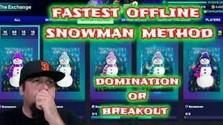 FASTEST SNOWMAN METHOD (OFFLINE) - NBA2K25 MYTEAM