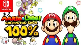 Mario & Luigi Superstar Saga (Nintendo Switch) - 100% Longplay Full Game Walkthrough Gameplay Guide