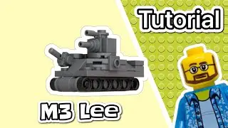 LEGO WW2 M3 Lee tank in Micro Brick Battle scale tutorial