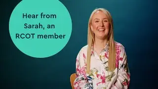 Why I value my RCOT membership – Sarah