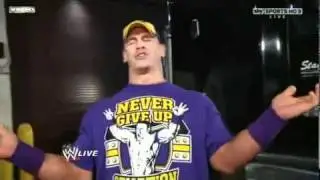 John Cena attacks Nexus Back Stage - 29.11.2010 ~ !