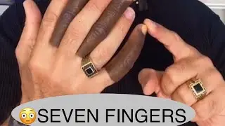 Why one hand Has seven fingers?😳😱🤯
