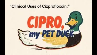 Clinical uses of Ciprofloxacin: 