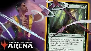 Trying to Control the Battlefield with ENCHANTMENTS - Blossom Control - Magic Arena Explorer