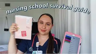 how to survive nursing school! all my tips & tricks