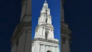 Затопленная колокольня в Калязине - круиз по Волге - день 5 #круизповолге #путешествиепороссии