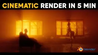 Nightmare alley Inspired Cinematic Scene in Blender 3d | Blender Tutorial