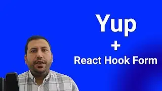 How to add Yup to React Hook Form