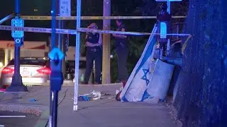 Mn shot during fight at pro-Israel rally