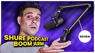 Shure Podcast Boom Arm - A Must For Recording At Your Desk