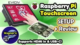 Raspberry Pi Touch Screen 10.1in. display: All-in-One Case & Setup