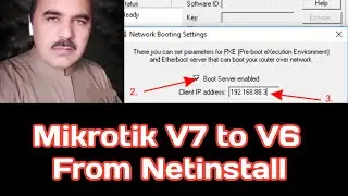 How To Downgrade Mikrotik Router V7 To V6 in Netinstall | Step By Step