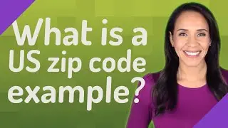 What is a US zip code example?