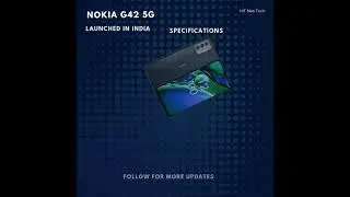 "Nokia G42 5G - Latest Smartphone Unveiled! | Features, Specs, and More" #nokia #5g #2023