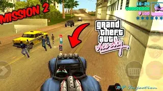 GTA VICE CITY MISSION 2 GAMEPLAY IN MOBILE | GTA VICE CITY WALKTHROUGH SERIES 2024 FULL HD 60 FPS