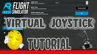 Virtual Joystick in Real Flight Simulator