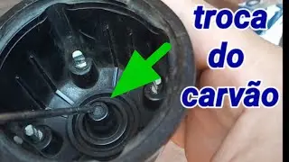 defeito na tampa do Distribuidor ,troca do carvão