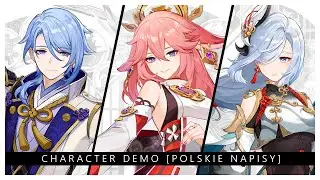 Demo Postaci - Yun Jin, Shenhe, Ayato, Miko, Yaoyao | Genshin Impact [PL]