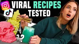 TRYING VIRAL RECIPES OFF INSTAGRAM/ TIK TOK.... weird drinks edition 2.0